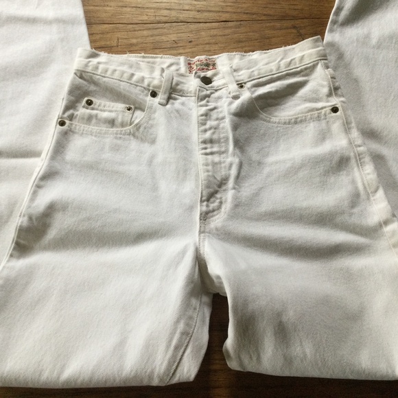 Vintage For Joseph High Rise “Colette” Jean 29 White - Picture 3 of 12